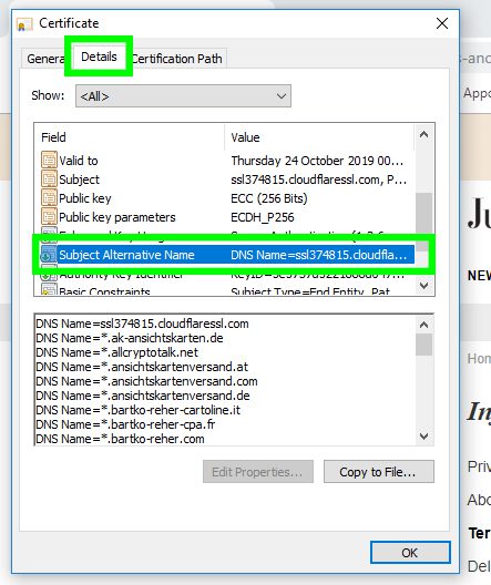 Justfashion now SSL_certificate DNS name